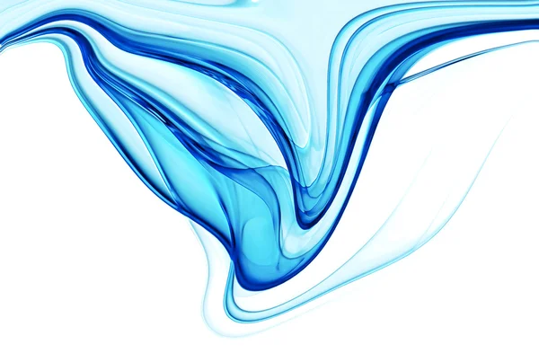 Abstrato azul sedoso véu — Fotografia de Stock