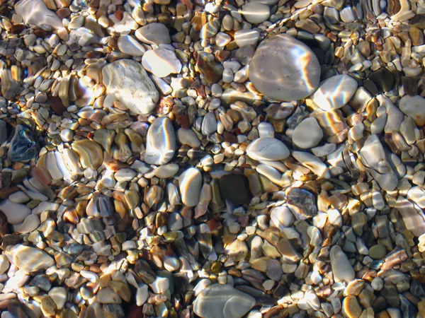 Underwater pebble texture — Stock Photo, Image