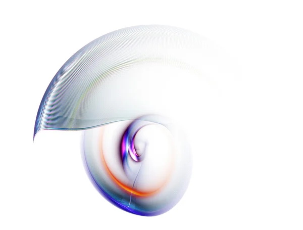 Nautilus, красочный абстрактный фон — стоковое фото