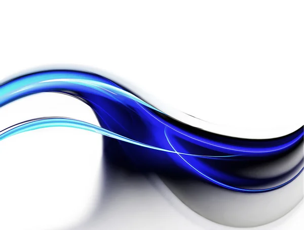 Синяя абстрактная волна — стоковое фото