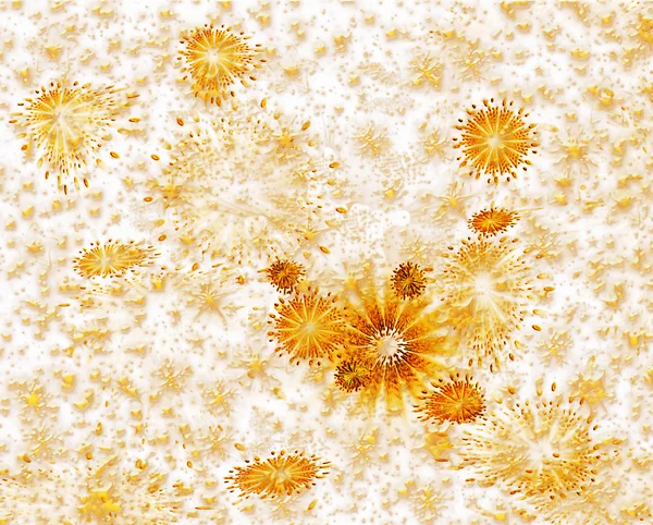 Çiçek grungy altın arka plan — Stok fotoğraf