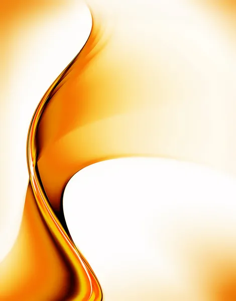 Golden motion, flowing energy — Stock Photo, Image