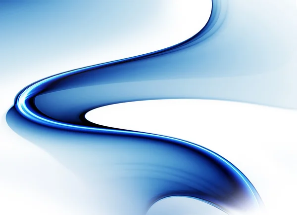 Blaue Bewegung, fließende Energie — Stockfoto