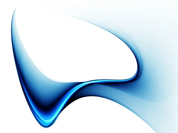 Blaue Bewegung, fließende Energie — Stockfoto