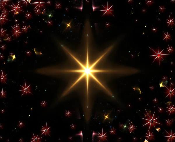 Renkli yıldızlı arka plan — Stok fotoğraf