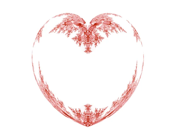 Marco del corazón ornamental — Foto de Stock