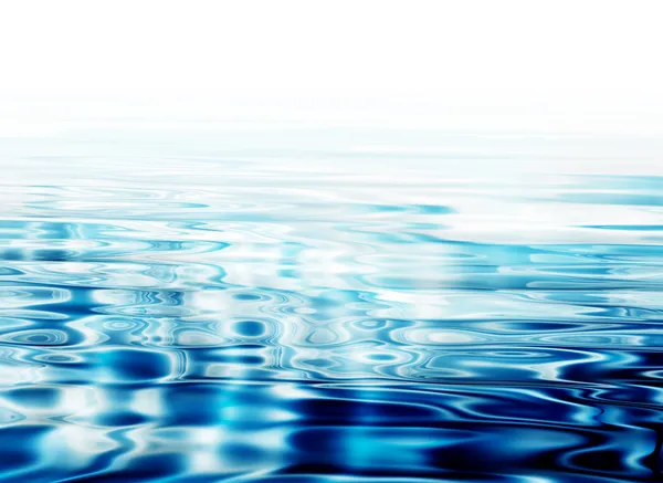 Crystal clear water ripples — Stock Photo, Image