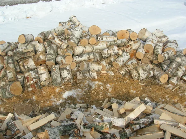 Hudle Of Firewood — Zdjęcie stockowe
