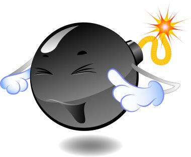 Bomb - series of cartoon bombs clipart