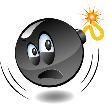 Bomb - series of cartoon bombs clipart