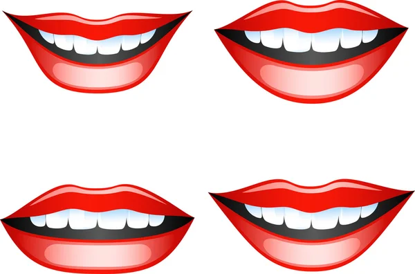 Juego de labios — Vector de stock