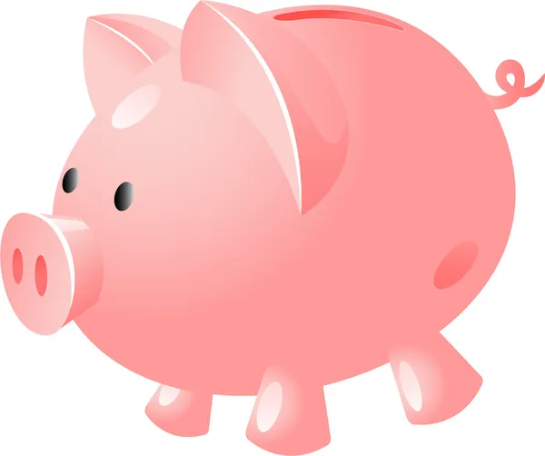 Pig bank — Stock Vector