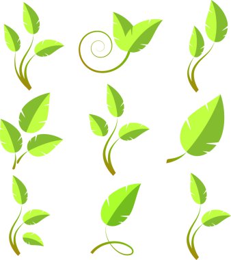 Branch icon set clipart