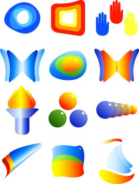 Abstract design elements clipart