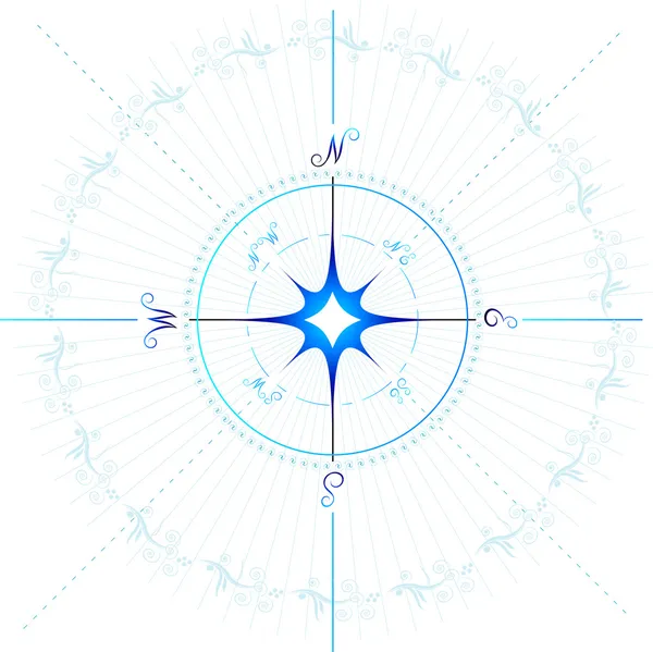 stock vector Compass