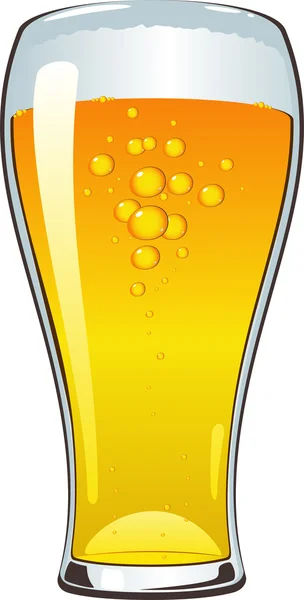 Beer glass — Stock Vector