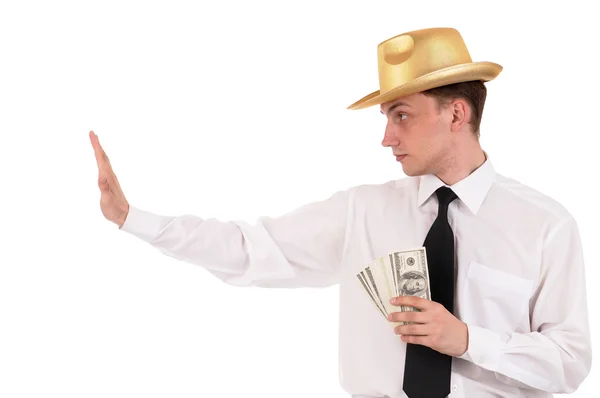 Mann mit Geld — Stockfoto