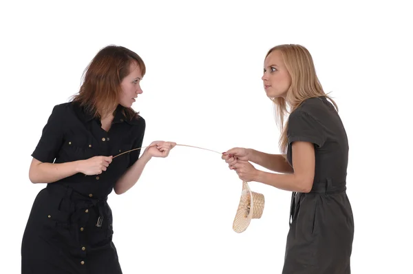 stock image Two girls with soap