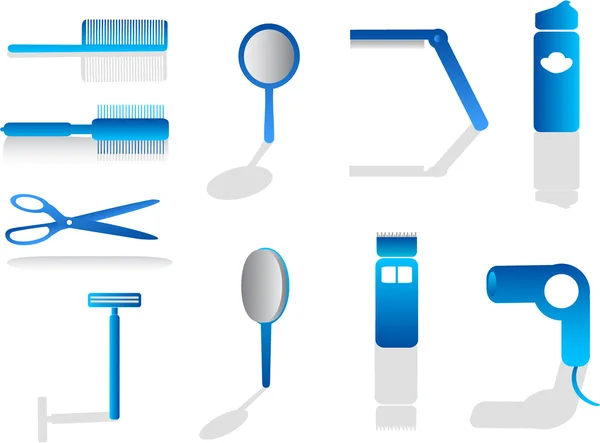 stock vector Hairdresser icons