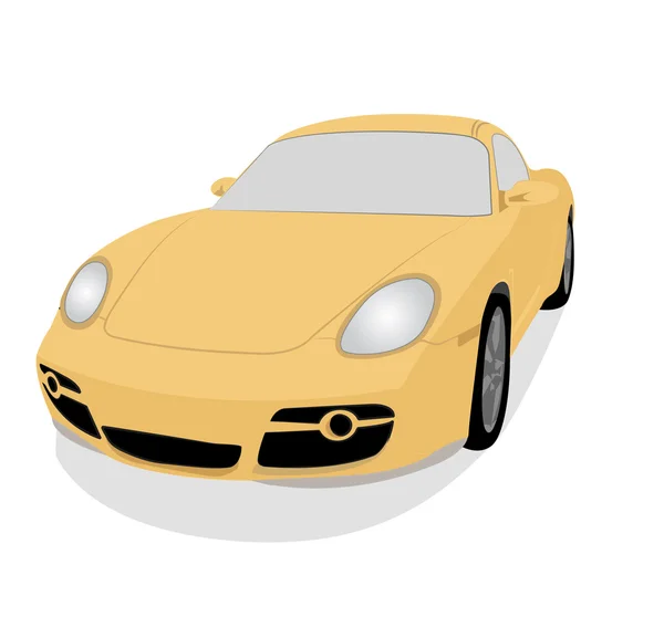 Závodní auto ilustrace — Stockový vektor