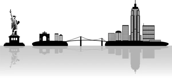 New york ilustrace — Stockový vektor