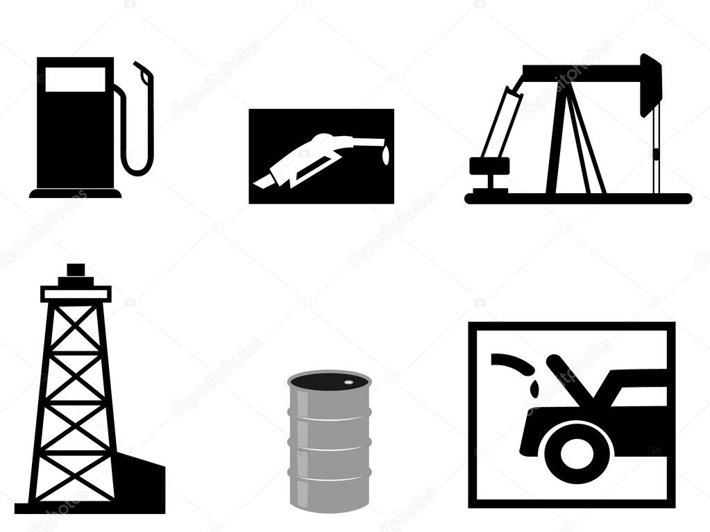 Petrol vector illustrations