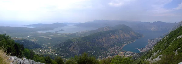 stock image Panorama of Boka Kotorska Bay