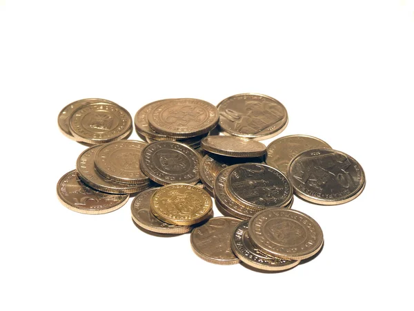 Monedas aisladas —  Fotos de Stock