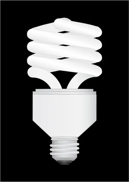 Energeticky úsporná žárovka — Stockový vektor