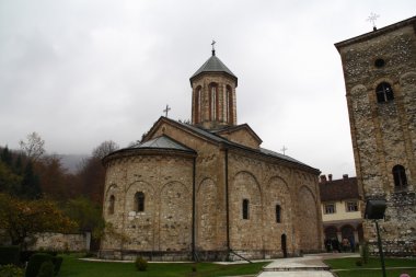Monastery of Raca in Serbia clipart