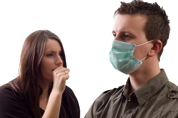 Máscaras contra la gripe Imagen de stock