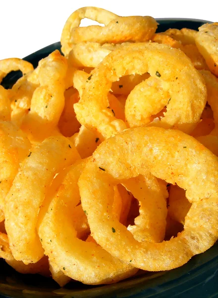 stock image Plate with some chips - close up