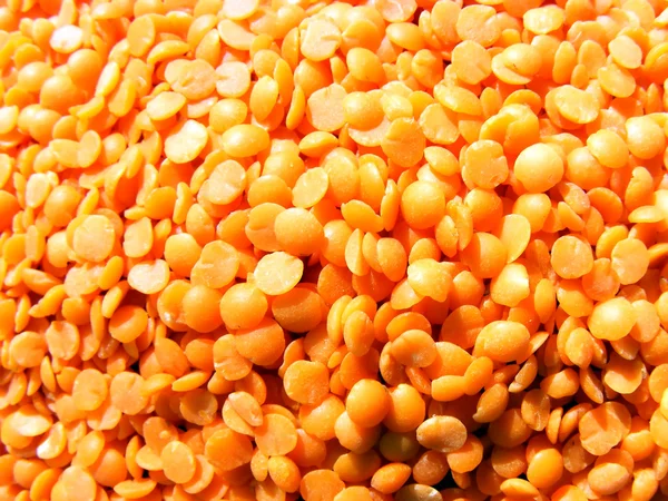 Red Lentils - Close Up — Stock Photo, Image