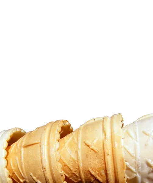 Cones vazios de sorvete — Fotografia de Stock