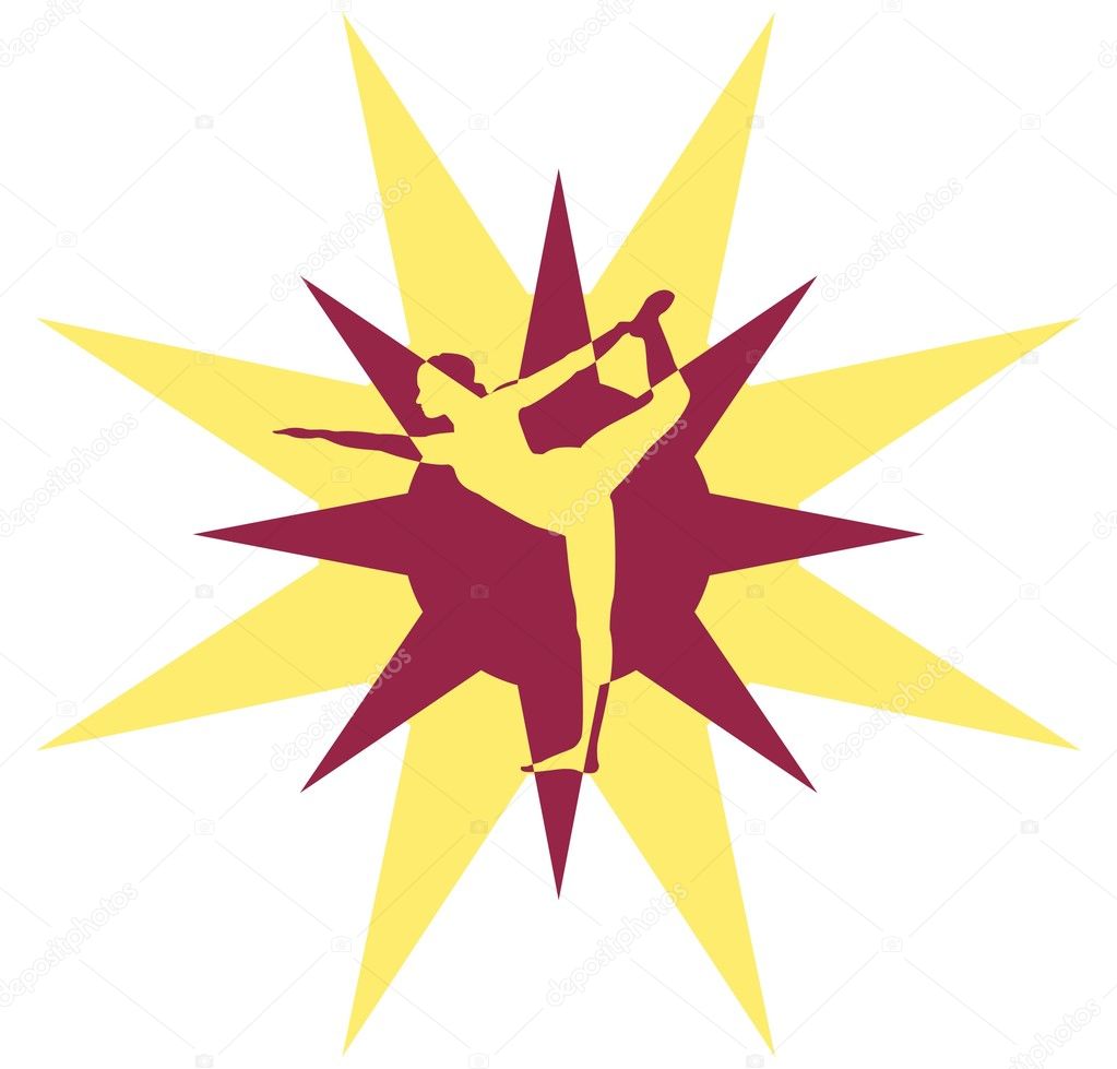 Yoga Logo conception vector