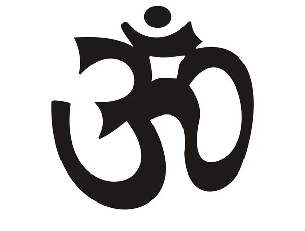 Vektor aum - Yoga-Symbol — Stockvektor