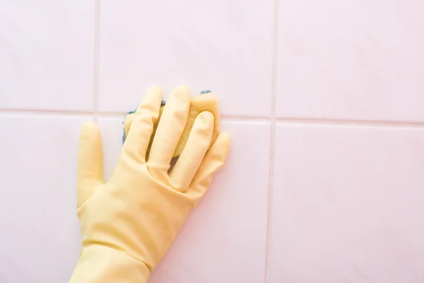 Tvätt badrum vägg — Stockfoto