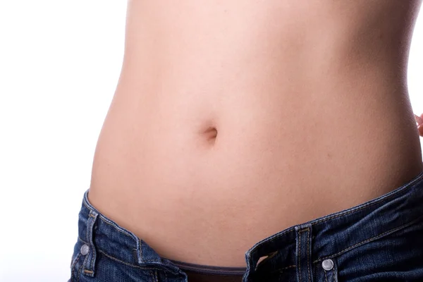 Woman abs — Stock Photo, Image