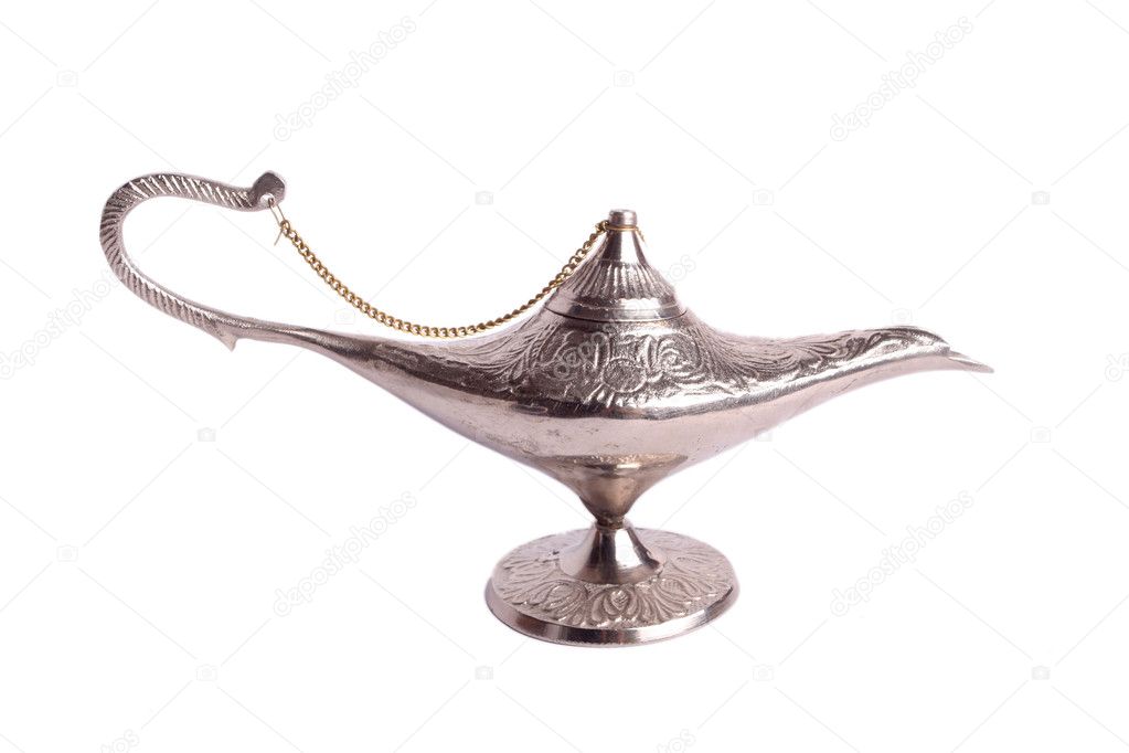 Old Oil Lamp From The Middle East