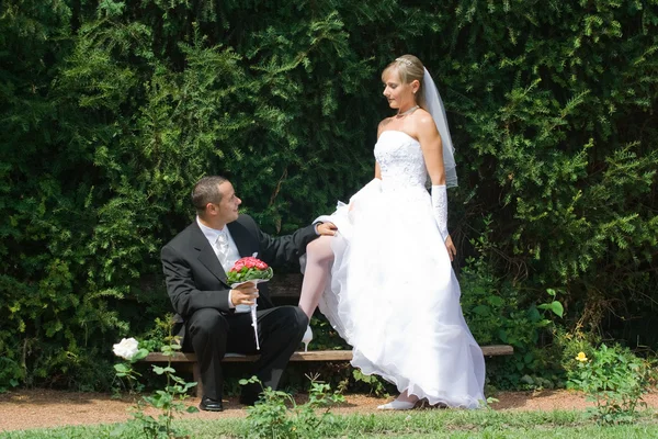 결혼식 한 쌍 — 스톡 사진