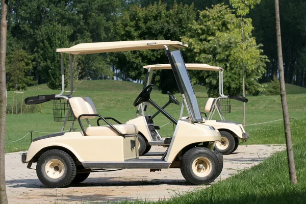 stock image Golf cars