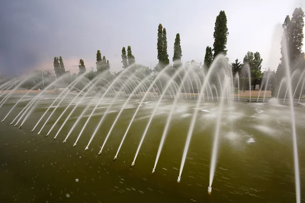 stock image Waterworks in nice park