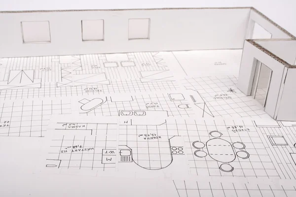 stock image Scale-model from a house