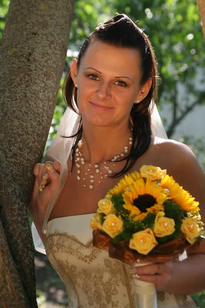 Krásná nevěsta — Stock fotografie
