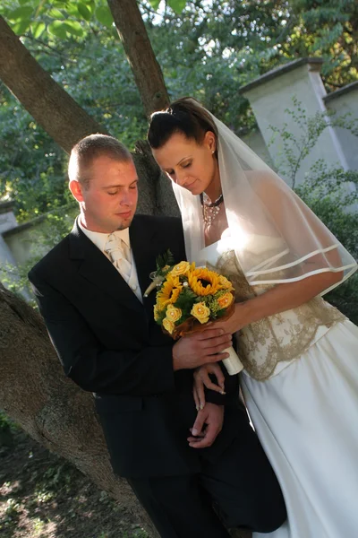 結婚式のカップル — ストック写真