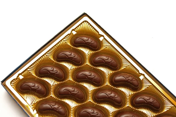 Bir kutu çikolata — Stok fotoğraf