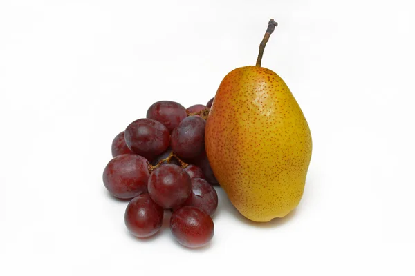 Grapes and pear — Stock Photo, Image