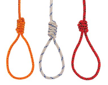 Hanging nooses clipart