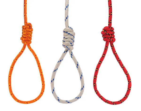 Hanging nooses — Stock Photo, Image