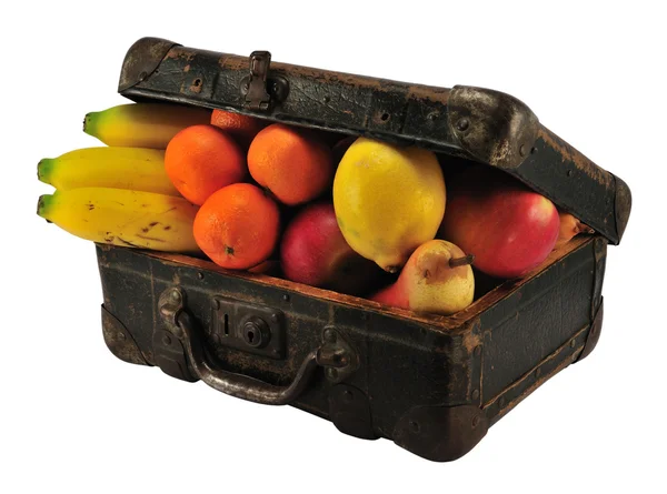 Stock image Fruits in suitcase